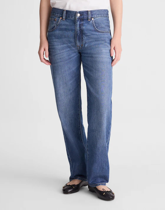 The Dean Easy Straight Jean in Airy Denim | Madewell
