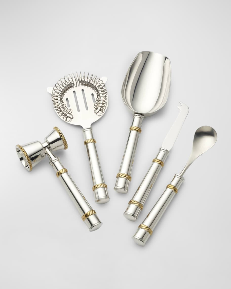 Reed & Barton Roseland 5-Piece Bar Tool Set | Neiman Marcus
