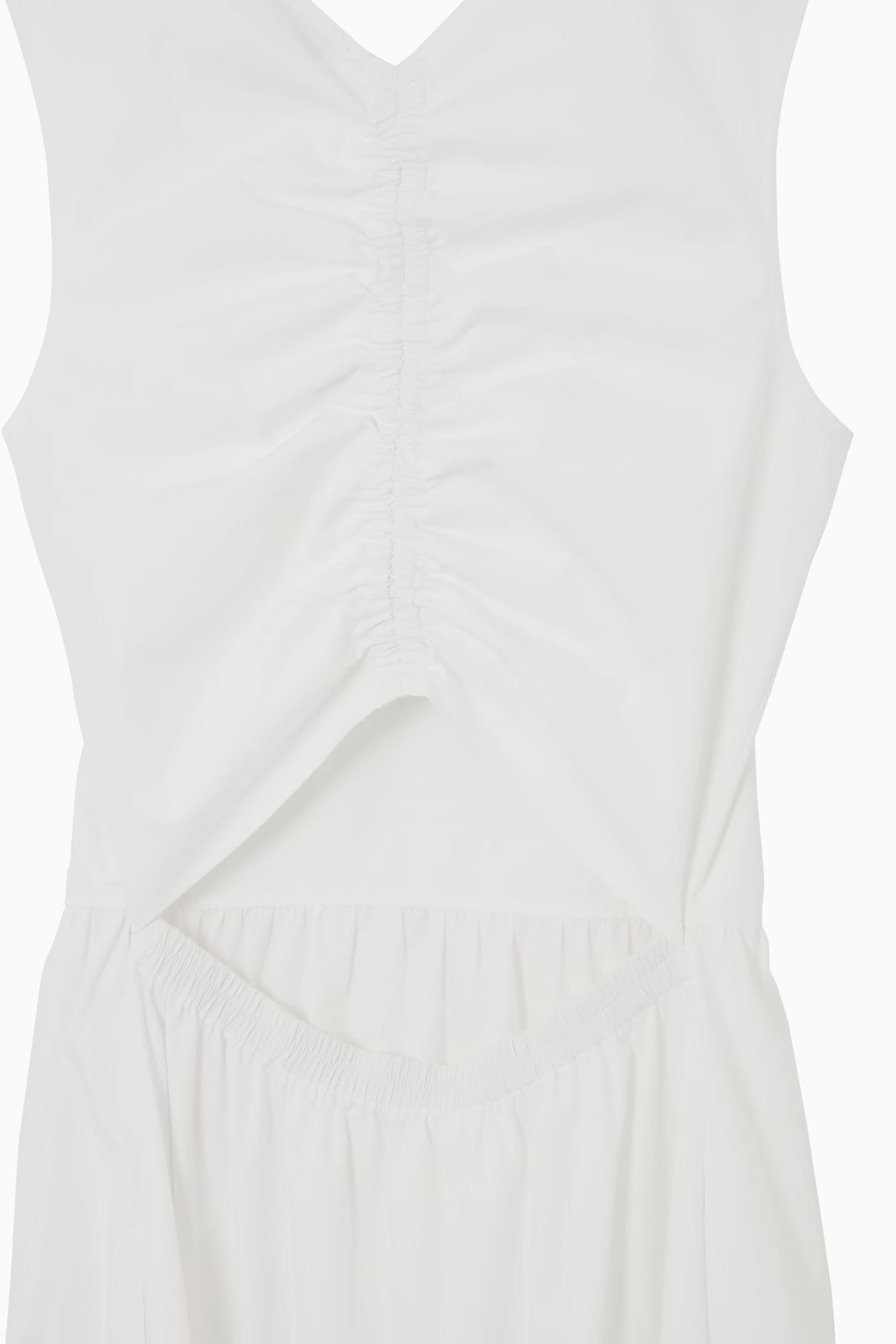 MIDIKLEID MIT CUT-OUT AM RÜCKEN - WEISS | COS | COS (EU)