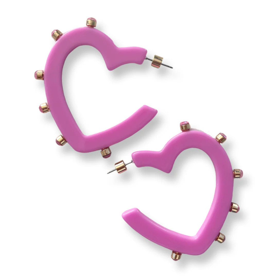 Lover Jewel Hoop - Cosmo Pink | Smith and Co. Jewel Design