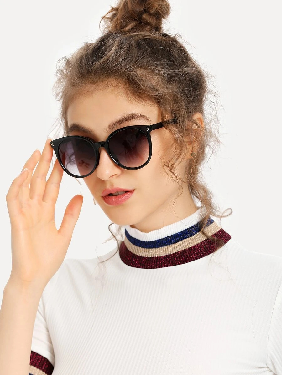Mirror Lens Cat Eye Sunglasses | SHEIN