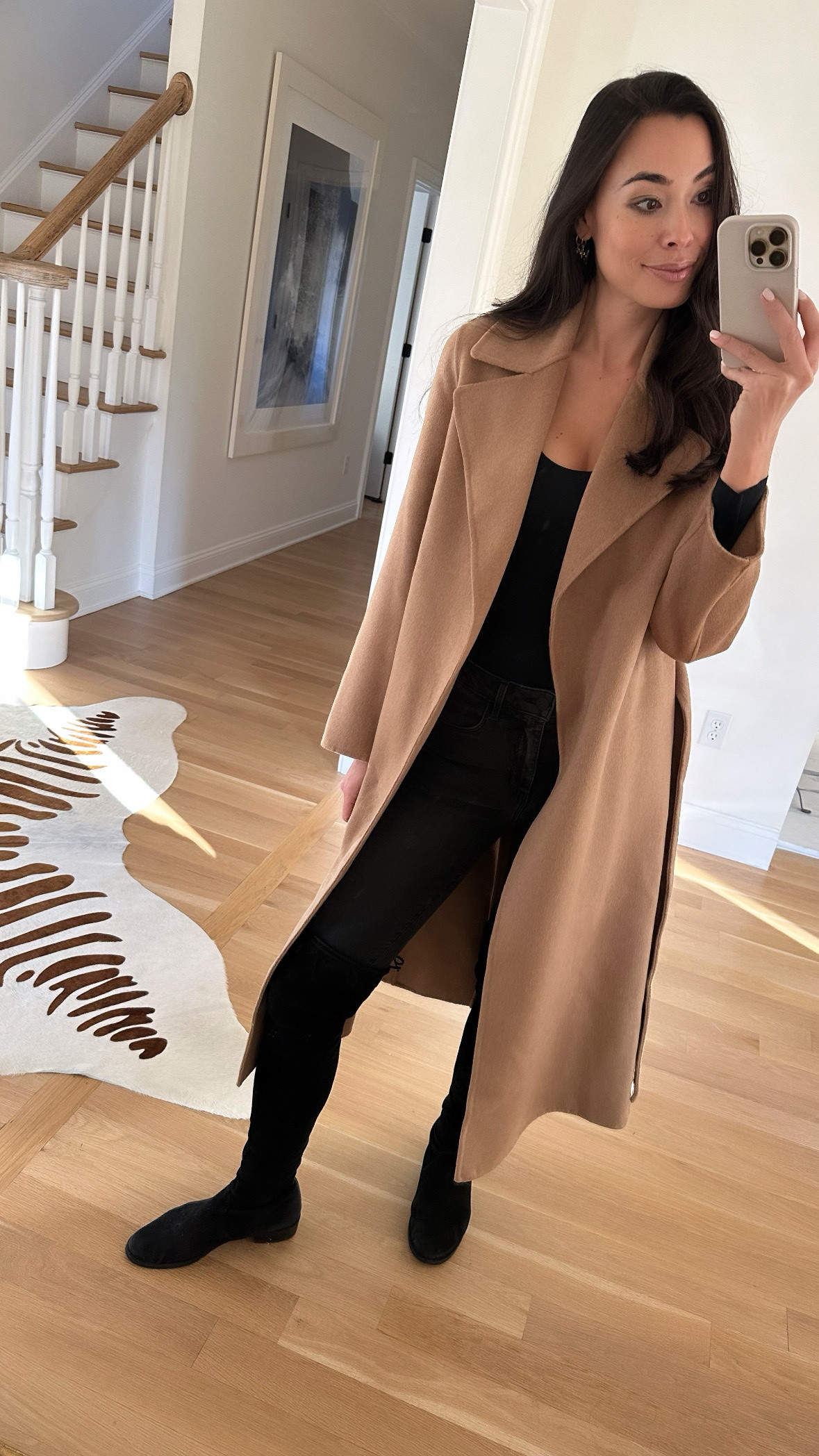 Camel coat runs true to size. 

#LTKTravel #LTKWorkwear #LTKSeasonal