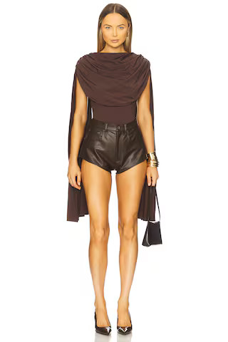 Maygel Coronel Burano Bodysuit in Brown from Revolve.com | Revolve Clothing (Global)