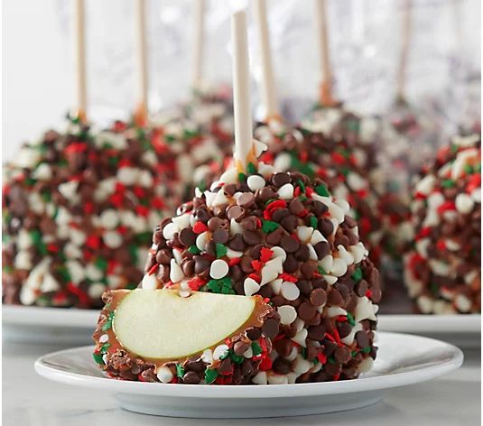 Ships 11/16 Mrs Prindable's 6 Individual Holiday Cheer Caramel Apples | QVC