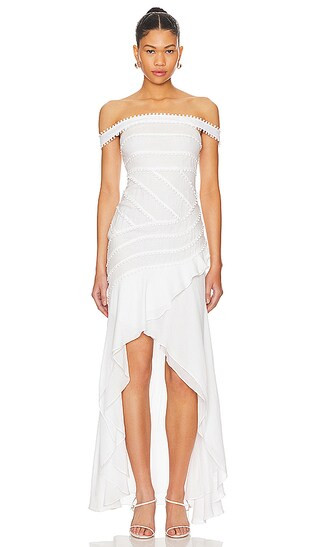 Mandy Maxi Dress in White | Revolve Clothing (Global)