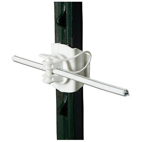 Gallagher G682134 20-Pack T-Post Universal Electric Fence Insulator, White | Amazon (US)