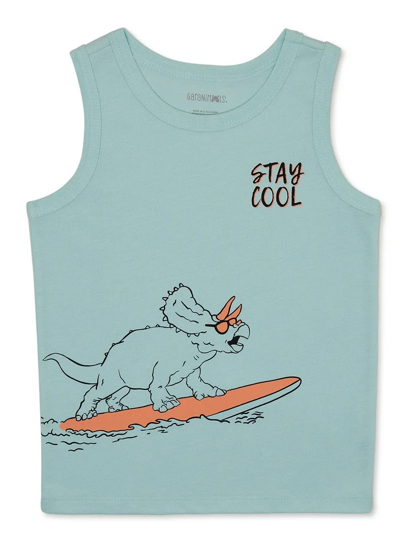 Garanimals Toddler Boy Graphic Tank Top, Sizes 18M-5T | Walmart (US)