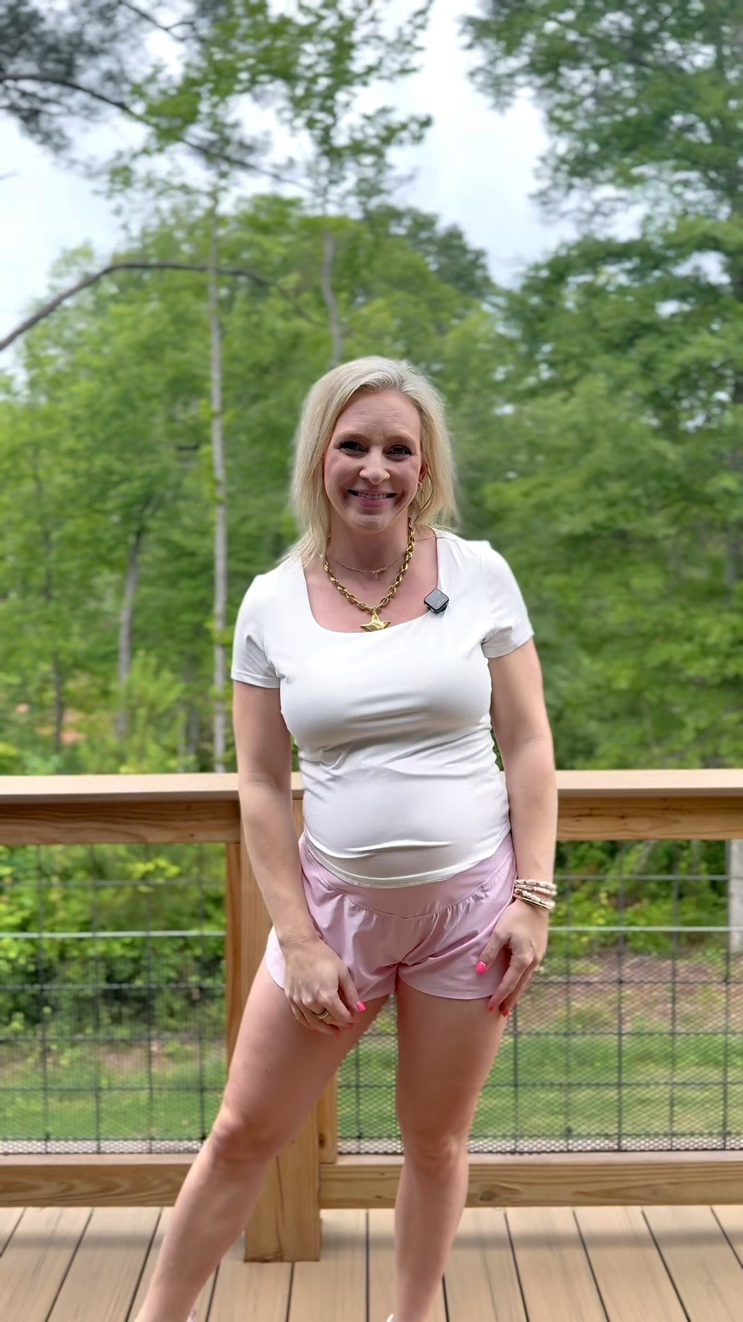 MOMANDA has quickly become one of my favorite maternity activewear brands 🤍 These shorts are lightweight, stretchy, supportive over the bump, and actually stay put during workouts. Plus, the pockets are a must. Wearing a size small ✨

#LTKootd #LTKActive #LTKBump