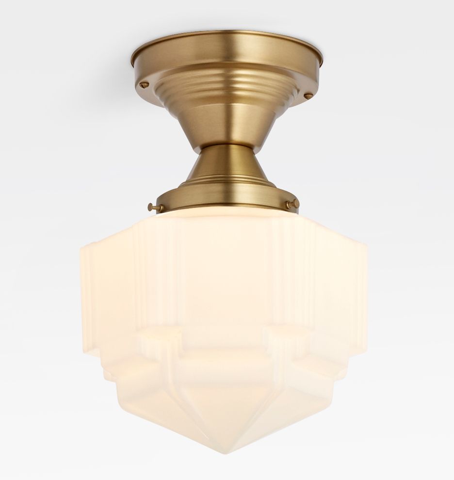 Hollywood 4" Fitter Semi-Flush Fixture 
 | Rejuvenation | Rejuvenation