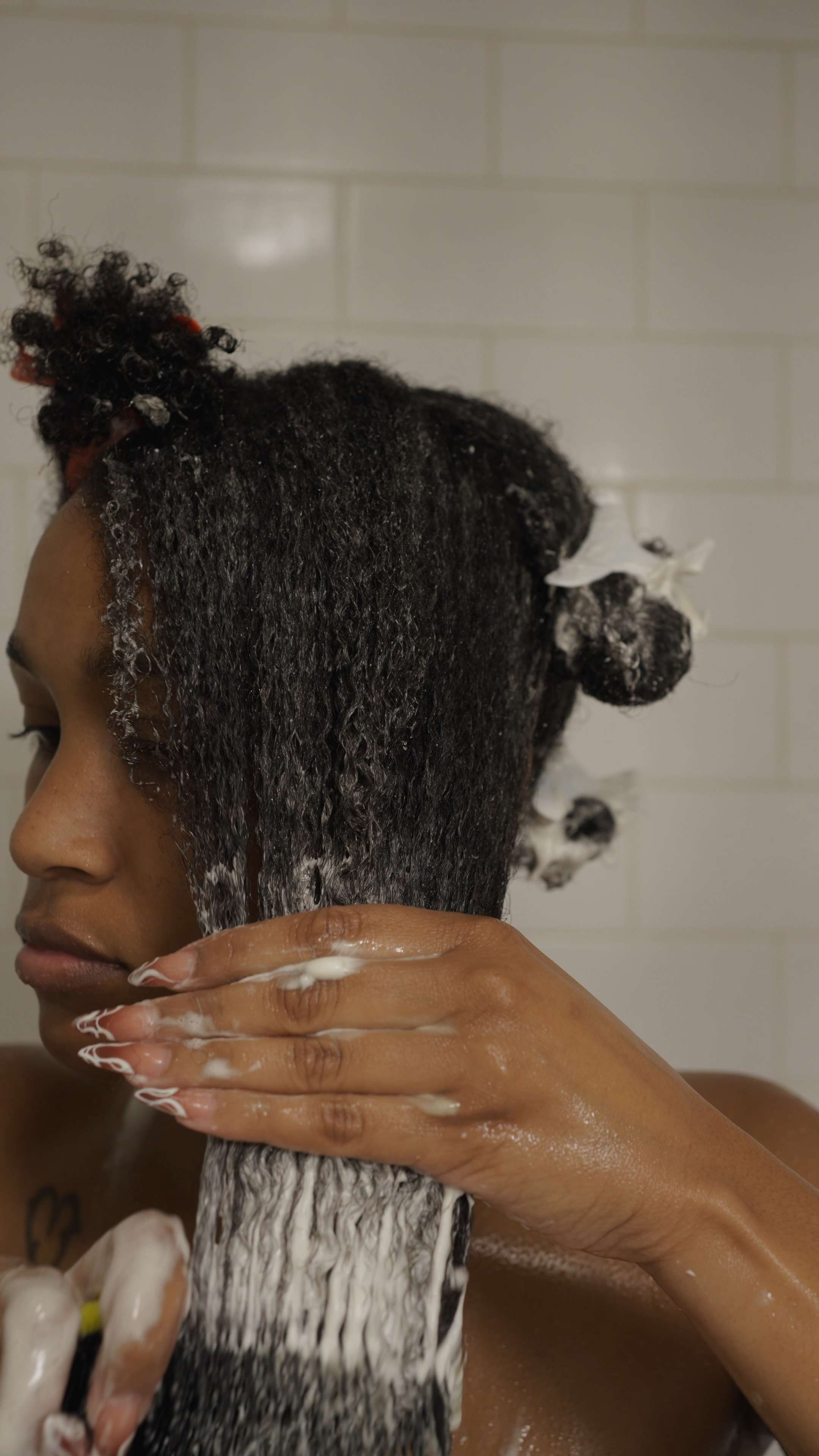 After three weeks (and recovering from surgery), my curls needed a full reset.

I used Curlsmith’s Curl Reset Detox Shampoo for a deep cleanse, Cecred’s Reconstructing Treatment Mask for repair, and the Pattern Beauty Steamer for max hydration. 

All products linked so you can shop my exact routine. #NaturalHair #Type4Hair #NaturalHairWashDay 

 