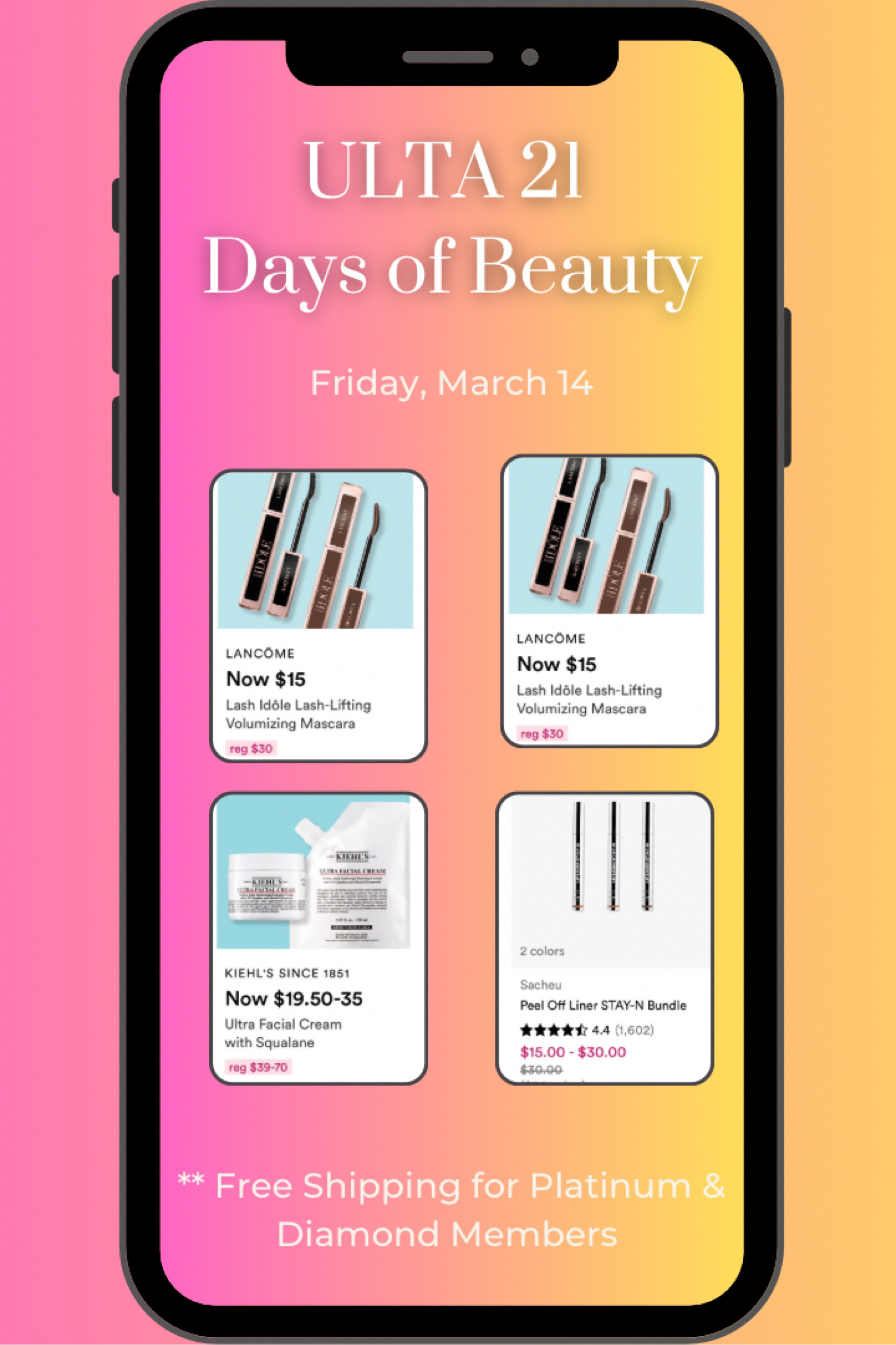 ULTA 21 days of beauty picks! 3/14✨

#LTKFindsUnder100 #LTKBeauty #LTKSpringSale