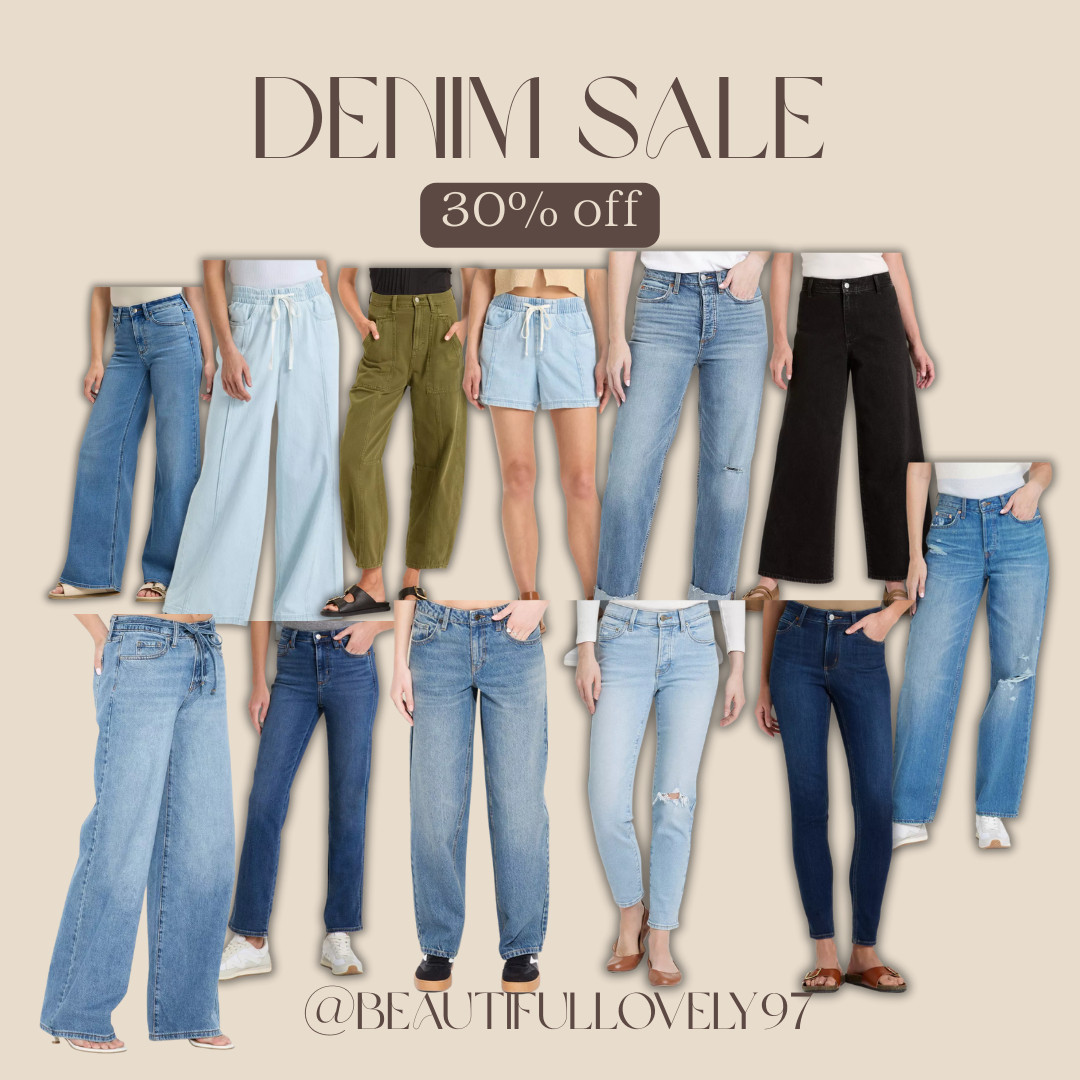 30% off denim sale!! Ends today!! 

 #LTKSaleAlert #LTKFindsUnder50 #LTKautumn