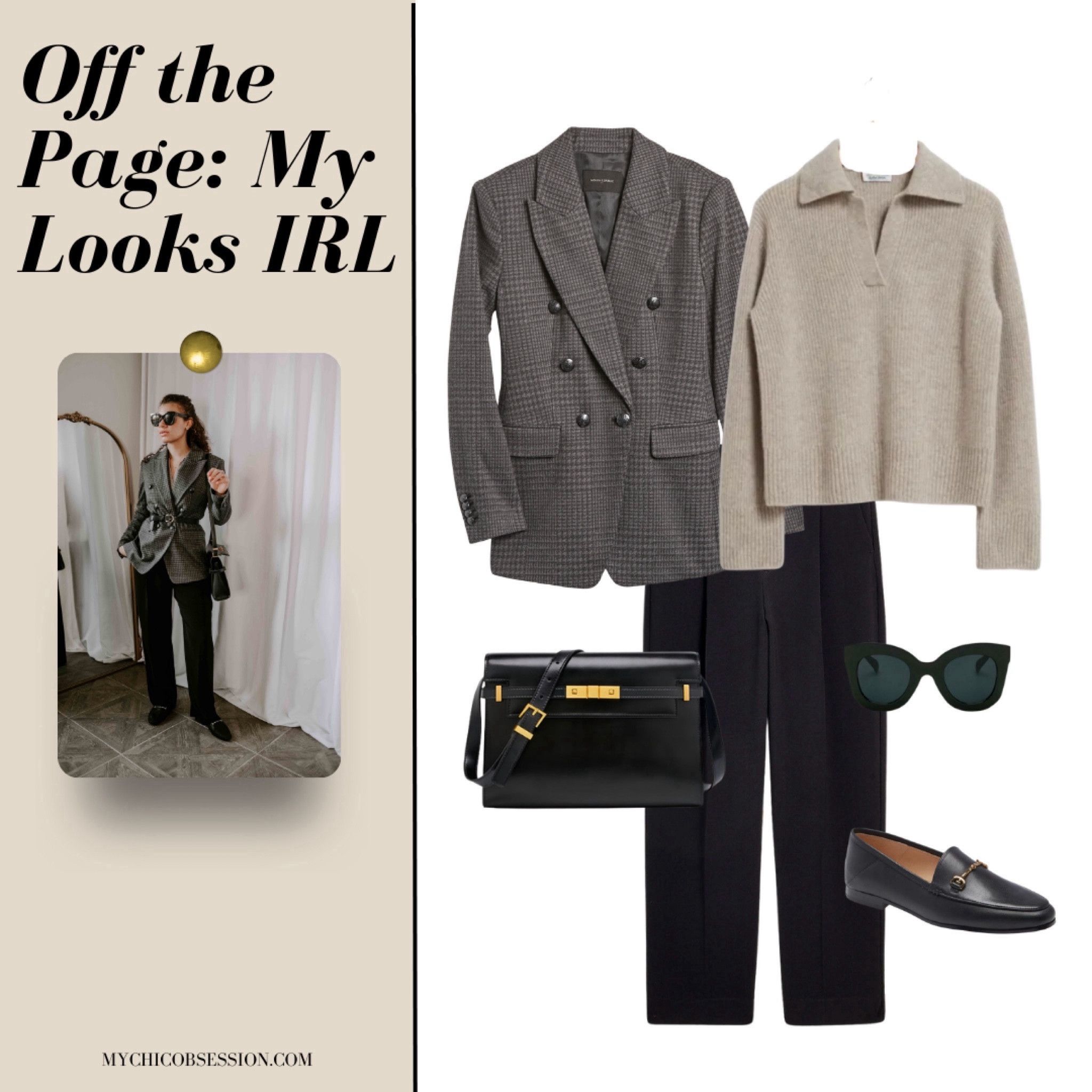 In need of a classic outfit idea? Get inspired by this outfit collage come to life. This collar cashmere sweater from Talbots (similar pictured) is soft on the skin but close to being out of stock so I’m linking an alternative. The blazer from Banana Republic Factory is great quality for the price. These Madewell pants are loose yet comfortable. I’m wearing a size 4 but a 2 would be better for a tighter fit with a higher waist. Linking similar loafers and handbag!

#LTKworkwear #LTKstyletip #LTKover40