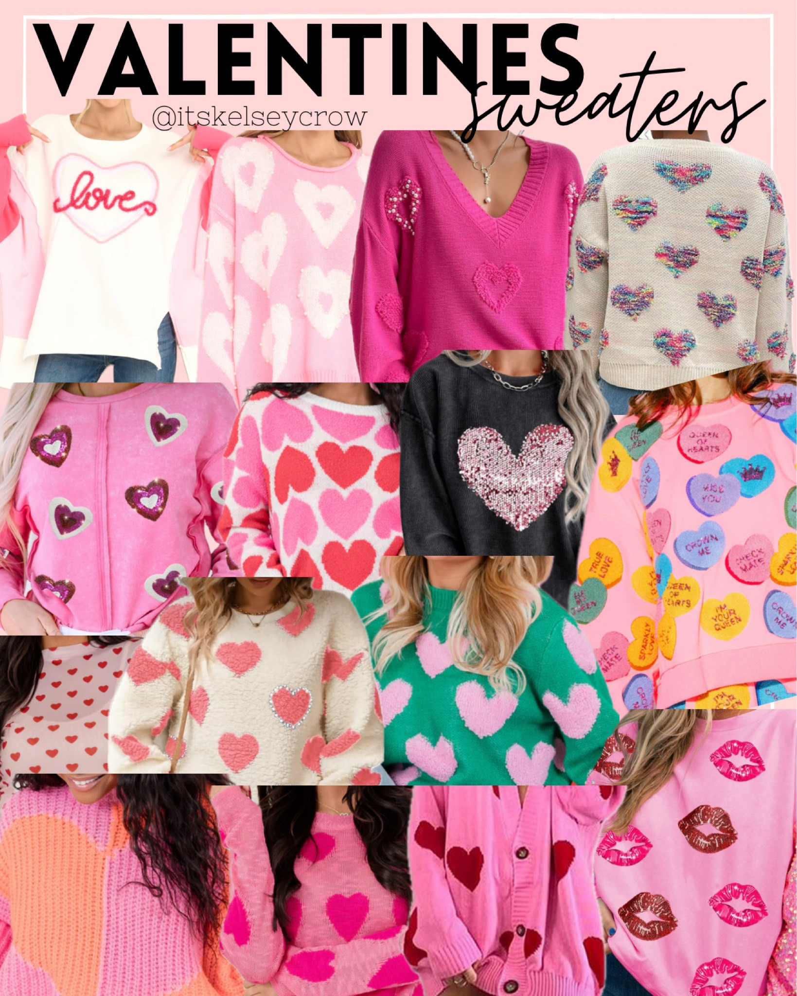 Valentines
Heart sweater 
Pink sweater
Teacher
Galentines
Sequin


#LTKstyletip #LTKfindsunder50 #LTKSeasonal