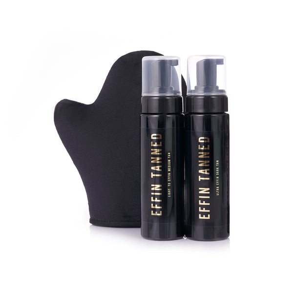 35% OFF purchase 1 x Ultra dark + 1 x Light to Medium Effin Tan  & Effin Mitt | EFFN tan
