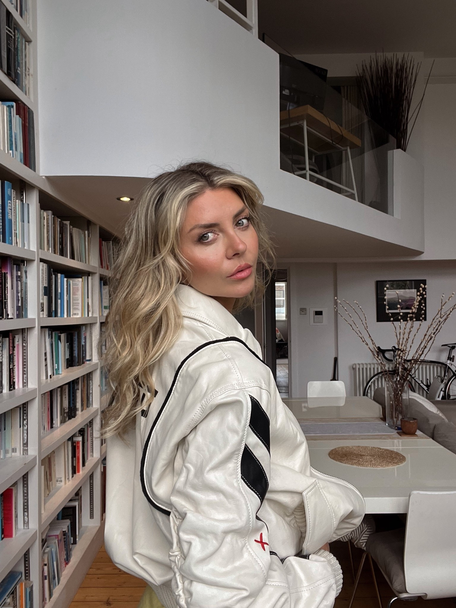 Wolf and badger, wolf & badger, white leather biker jacket, PCFG, sustainable fashion, conscious style, minimal, sale


#LTKFashionMonth #LTKsale #LTKuk