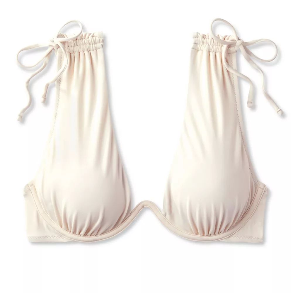 Women's Underwire Tunneled Shoulder Tie Bikini Top - Shade & Shore™ | Target
