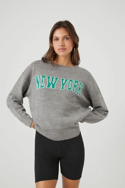 New York Drop-Sleeve Sweater | Forever 21 (US)