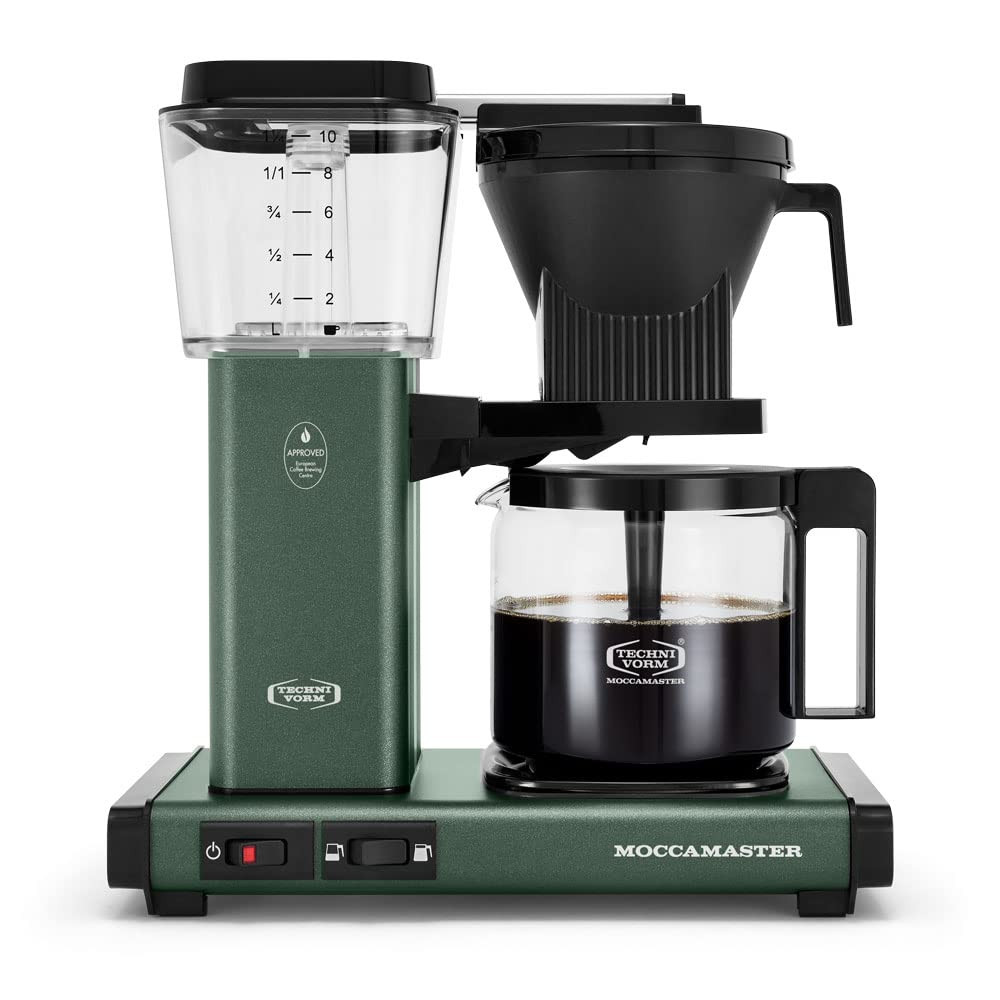 Technivorm Moccamaster 53923 KBGV Select 10-Cup Coffee Maker, Juniper, 40 ounce, 10-Cup, 1.25L | Amazon (US)