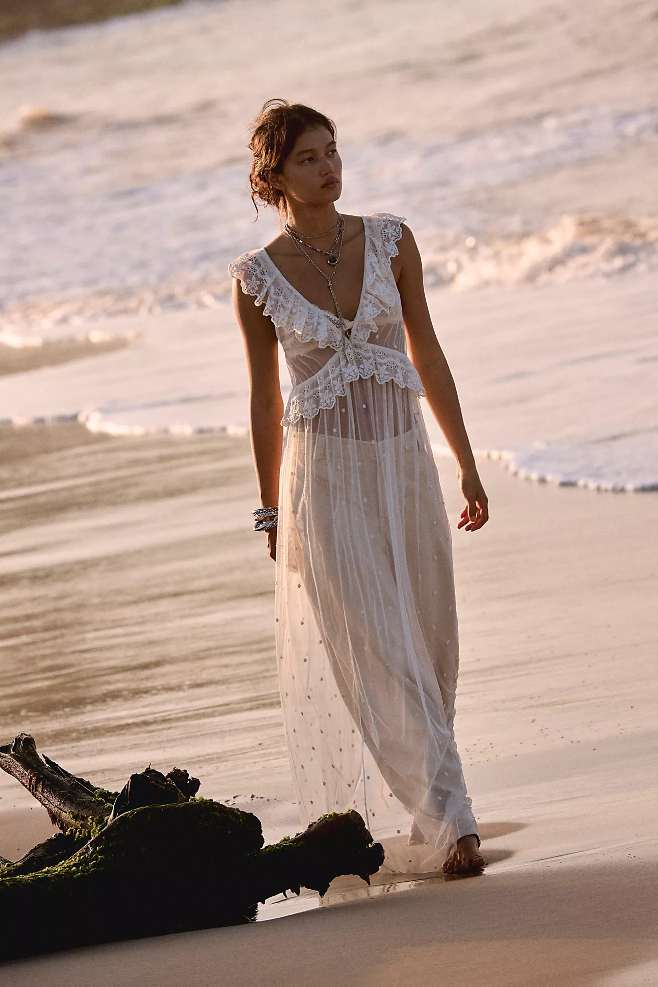 Rosy Days Maxi Slip | Free People (Global - UK&FR Excluded)
