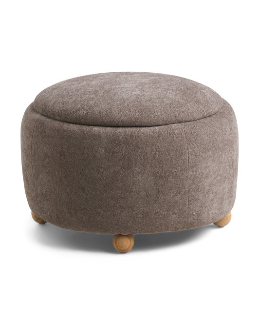 Round Storage Ottoman | TJ Maxx