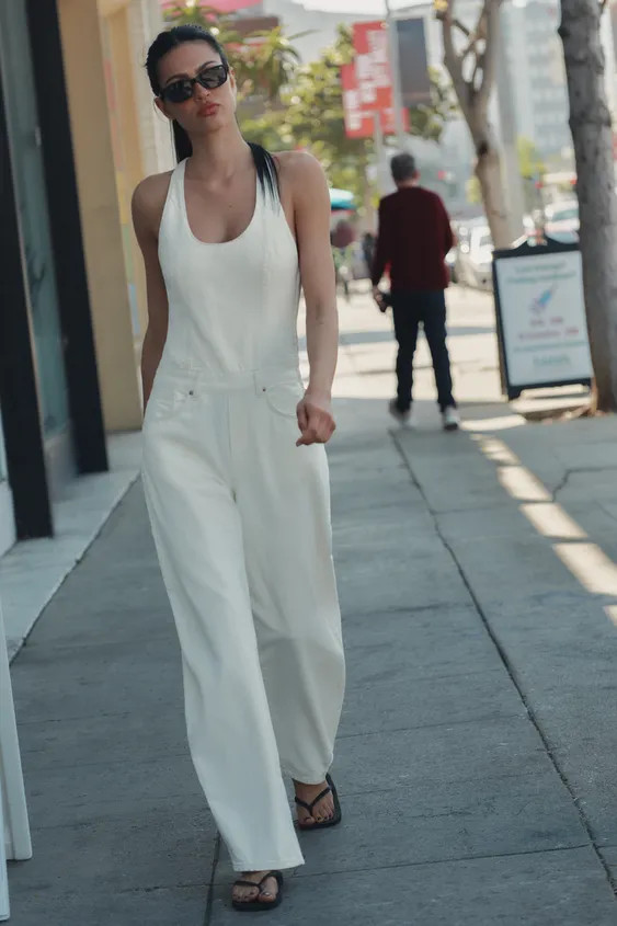 TRF STRAPPY DENIM JUMPSUIT | Zara UK