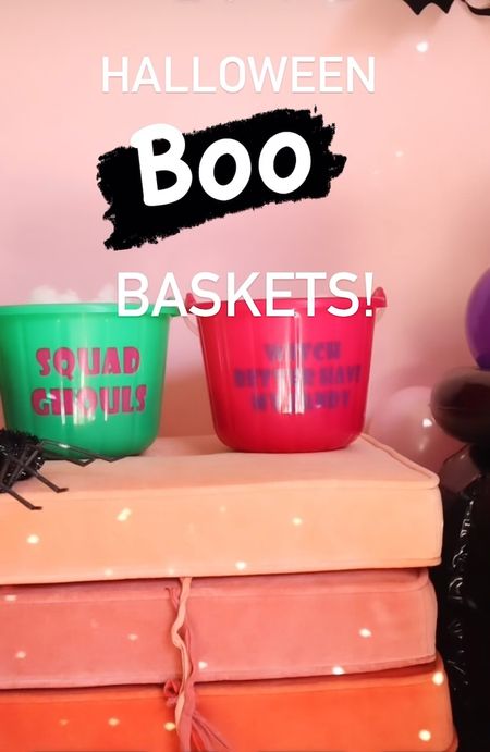 Boo baskets are a fun way to kick off the Halloween month and get your little ones excited for spooky szn. I filled my girls baskets with books, sticker activities, Halloween pajamas, Halloween bubbles, and more! 

#LTKHalloween #LTKGiftGuide #LTKSeasonal