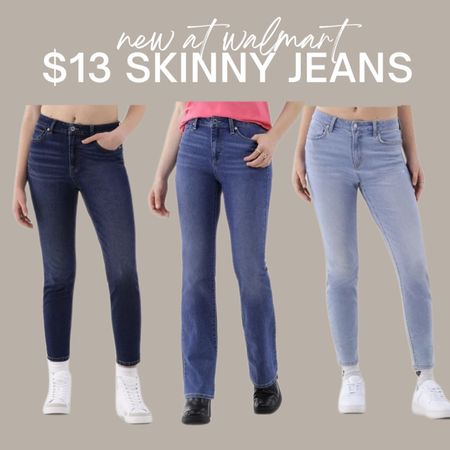 New at Walmart $13 skinny jeans. Junior sizing, size up. 

#LTKFindsUnder50 #LTKStyleTip #LTKxWalmart