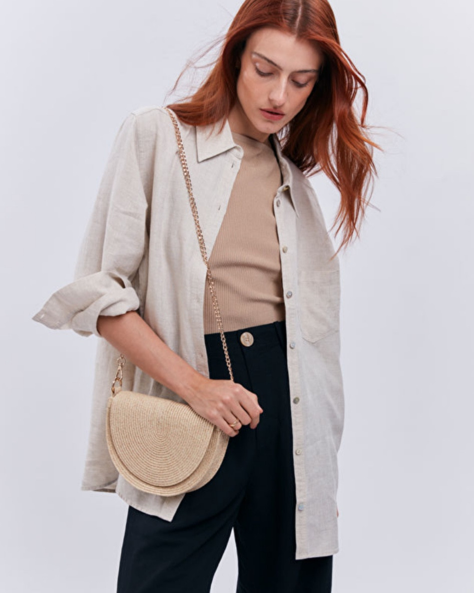 Half Moon Leather Shoulder Bag curated on LTK