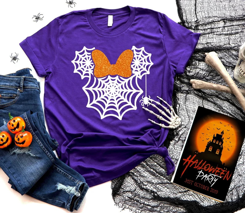 Minnie Halloween Shirt, Disney Halloween Shirt, Halloween Shirt, Disneyland Shirt, Mickey Hallowe... | Etsy (US)