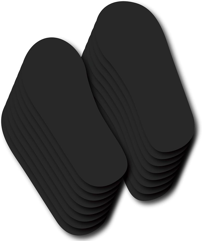 30 Pairs (60Feets) Spray Tanning Feet Pads Black Disposable Sunless Airbrush Tanning Tent Foot Pr... | Amazon (US)