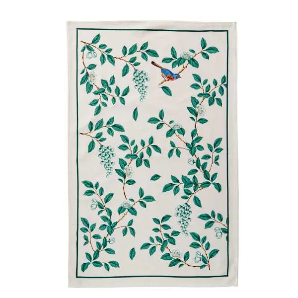 Camellia Cotton Tea Towel | Fortnum & Mason
