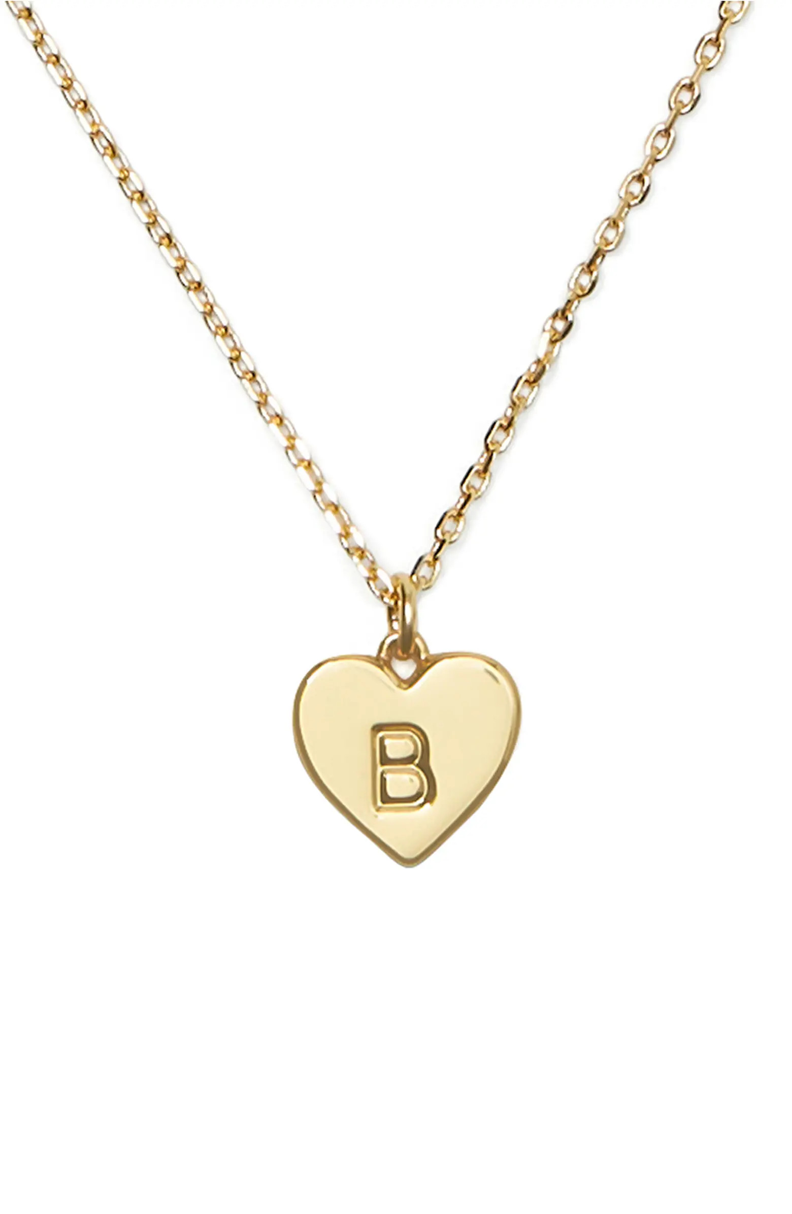 Kate Spade New York initial heart pendant necklace | Nordstrom | Nordstrom