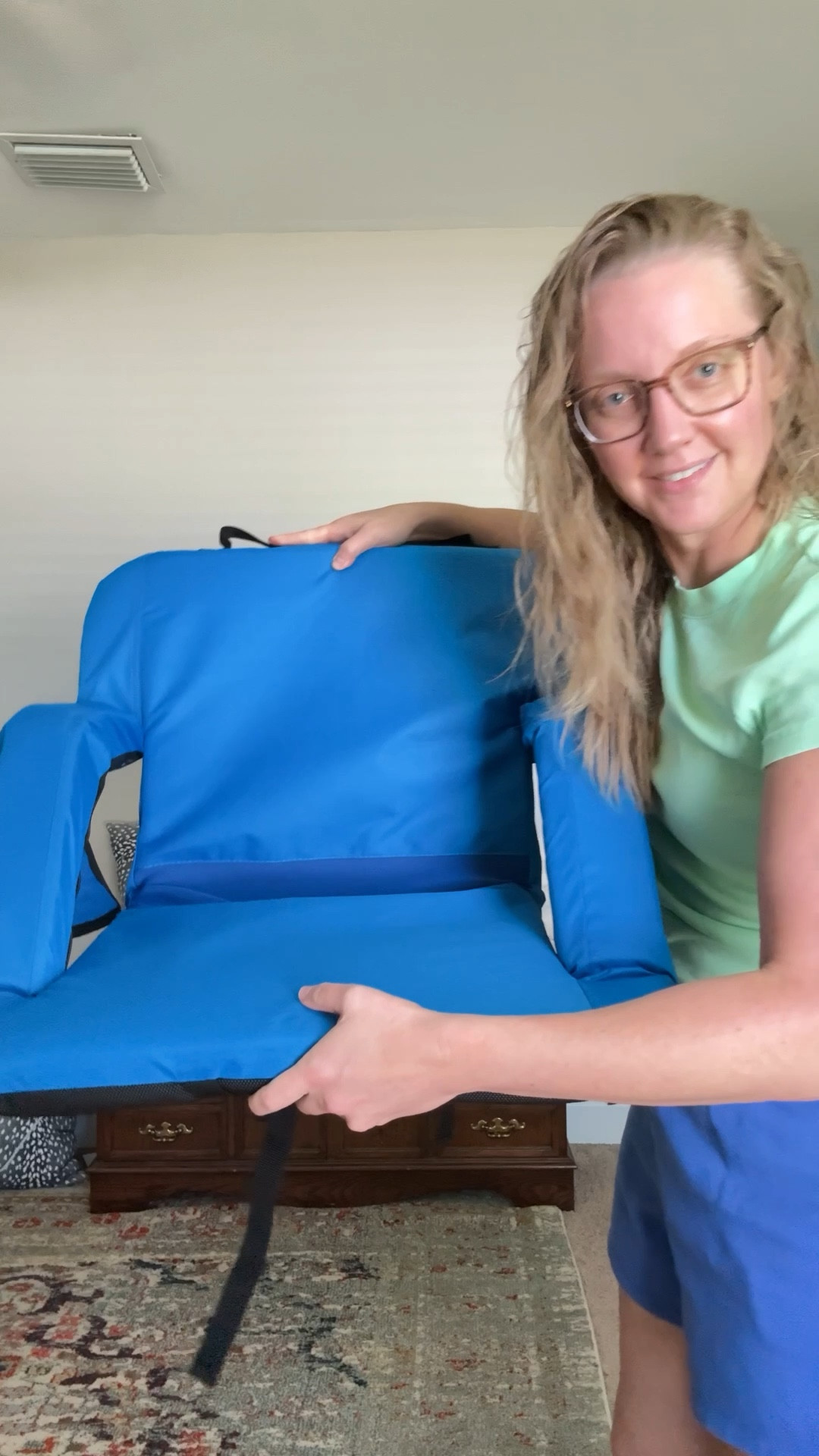 Say NO to Bleacher Butt with this padded, collapsible chair  

#LTKFamily #LTKTravel #LTKKids