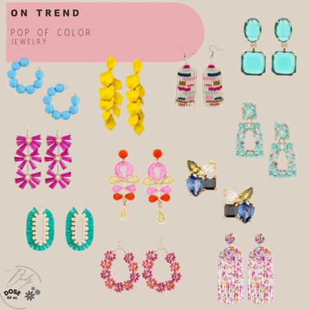 Spring jewelry 
Summer jewelry 
Bright jewelry 
Statement jewelry 
Colorful jewelry 
Earrings 
Statement earrings
Statement pieces 

#LTKstyletip