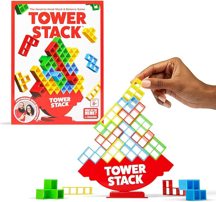 What Do You Meme? Tower Stack - Head to Head Stacking Game by Relatable, Games for Kids 8+, Board... | Amazon (US)