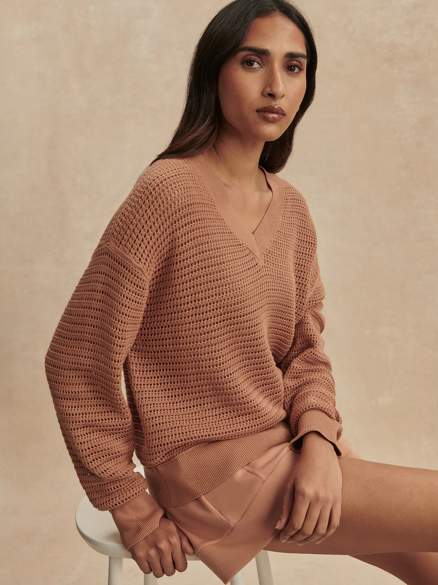 Gaia V Neck Sweater | Varley US | Varley US