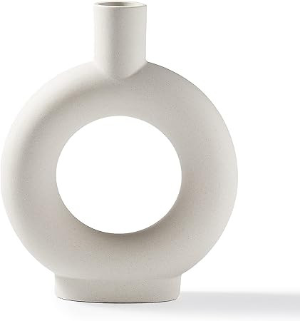 INGLENIX Ceramic Vase Nordic Minimalism Style Decoration for Centerpieces, Kitchen, Office or Liv... | Amazon (US)