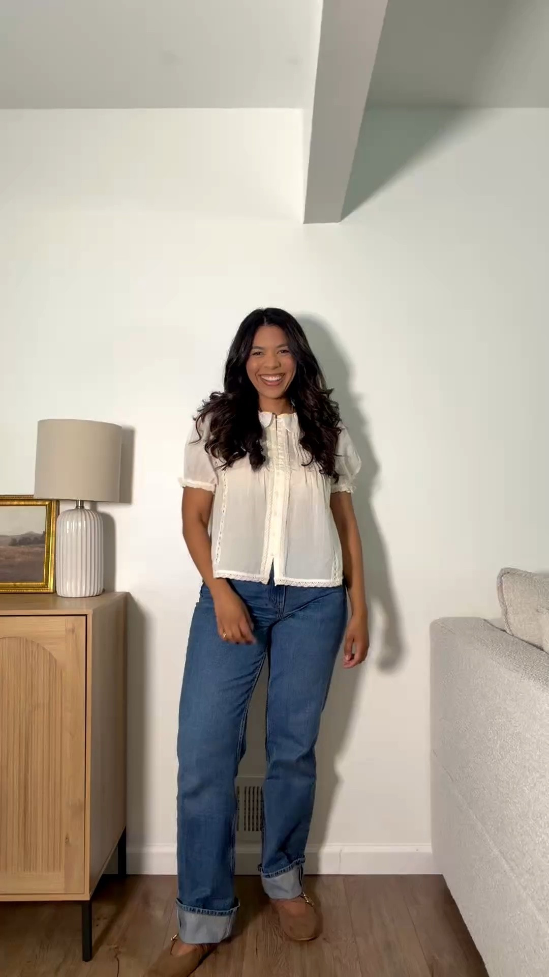 #abercrombiepartner @abercrombie size medium top! Curve love 28 long jeans. Casual style on sale!!! Stack code AFSUMMER for additional savings

#LTKootd #LTKMidsize #LTKSaleAlert