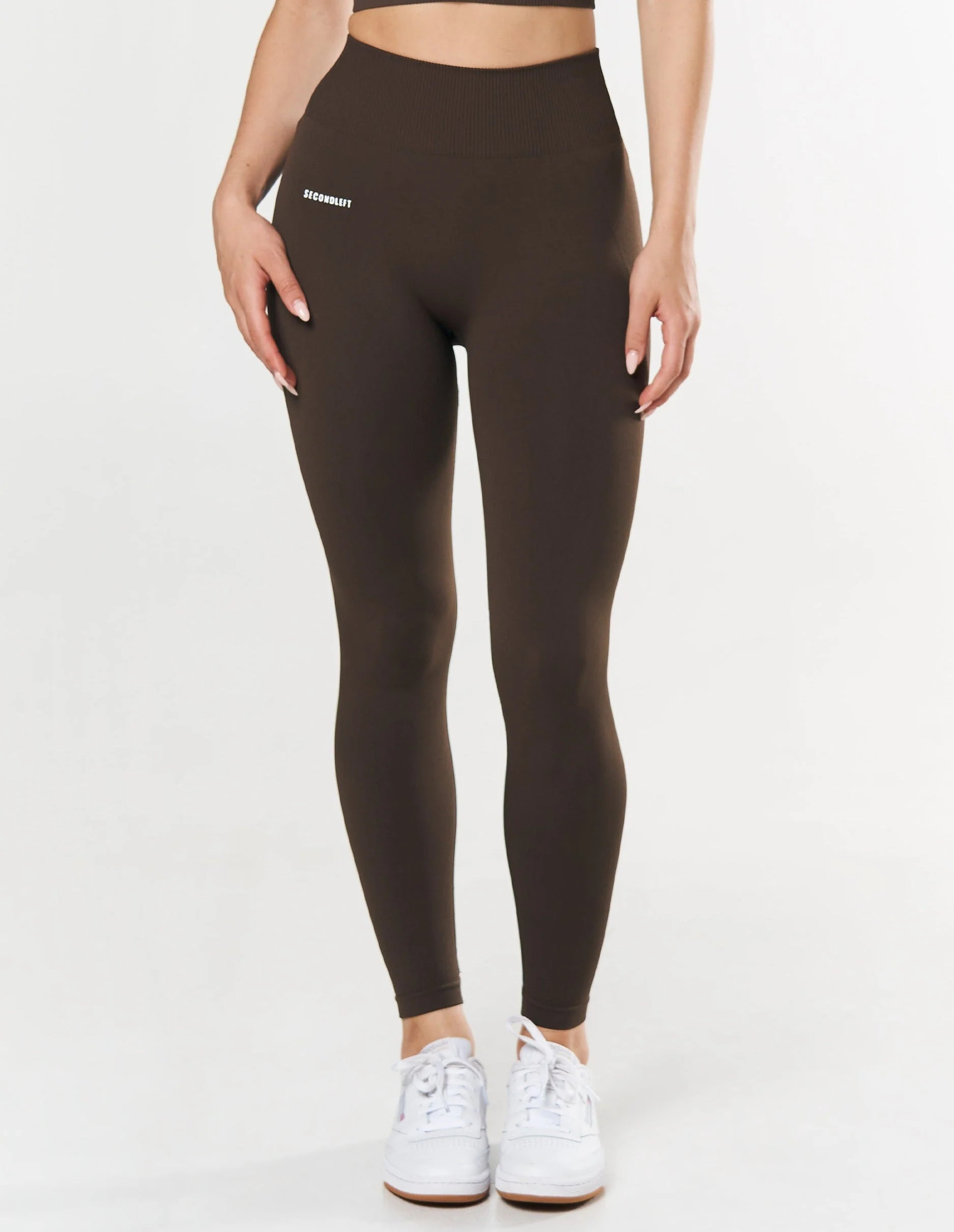 Seamless Full Length Leggings - Espresso | SECONDLEFT