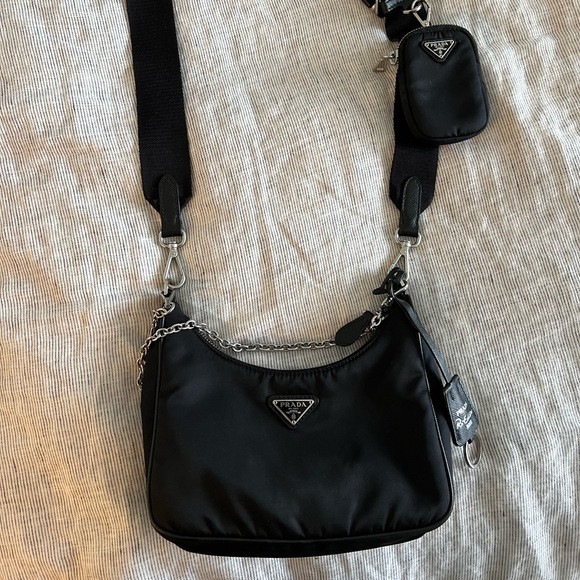 Prada Re-edition nylon crossbody with pouch | Poshmark