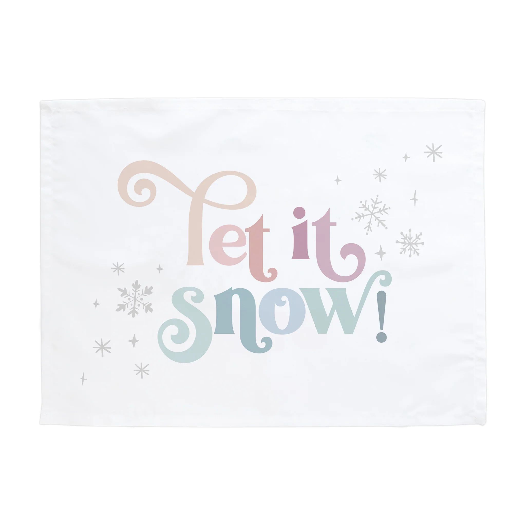 Let It Snow Banner | Hunny Prints