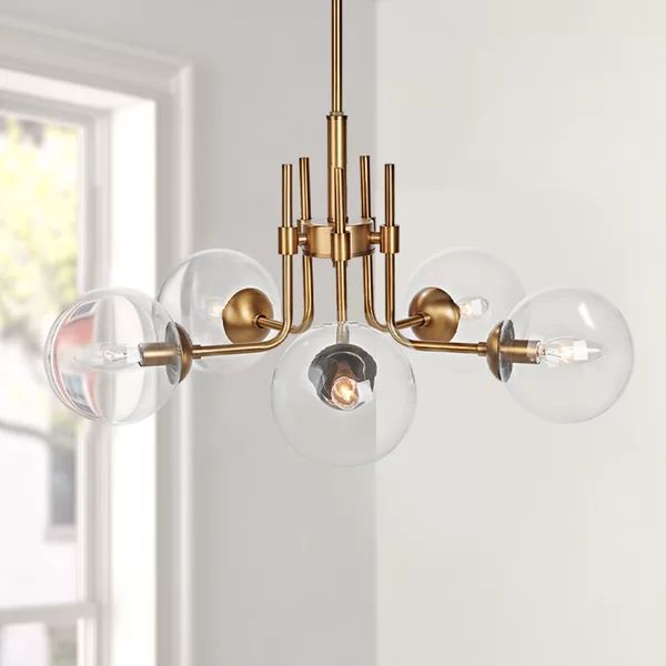 Downes 5 - Light Sputnik Modern Linear Chandelier | Wayfair North America