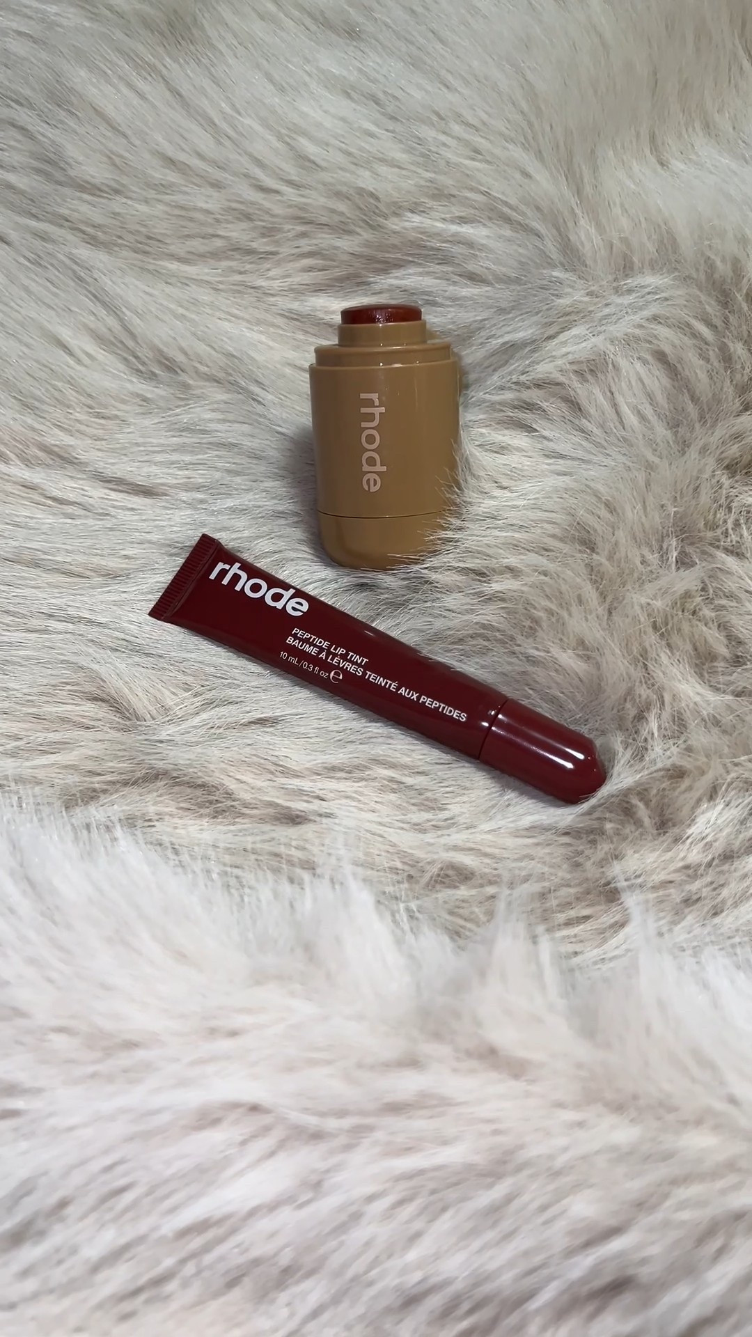 Rhode Pocket Blush Toasted Teddy is giving warm, healthy glow and the lip tint  in PBJ is a sheer  berry wash that enhances your natural lip color with that Rhode glow. The perfect combo to gift your bestie 🧸💋🍯 #rhodebeauty 

#LTKBaby #LTKOver40 #LTKGiftGuide