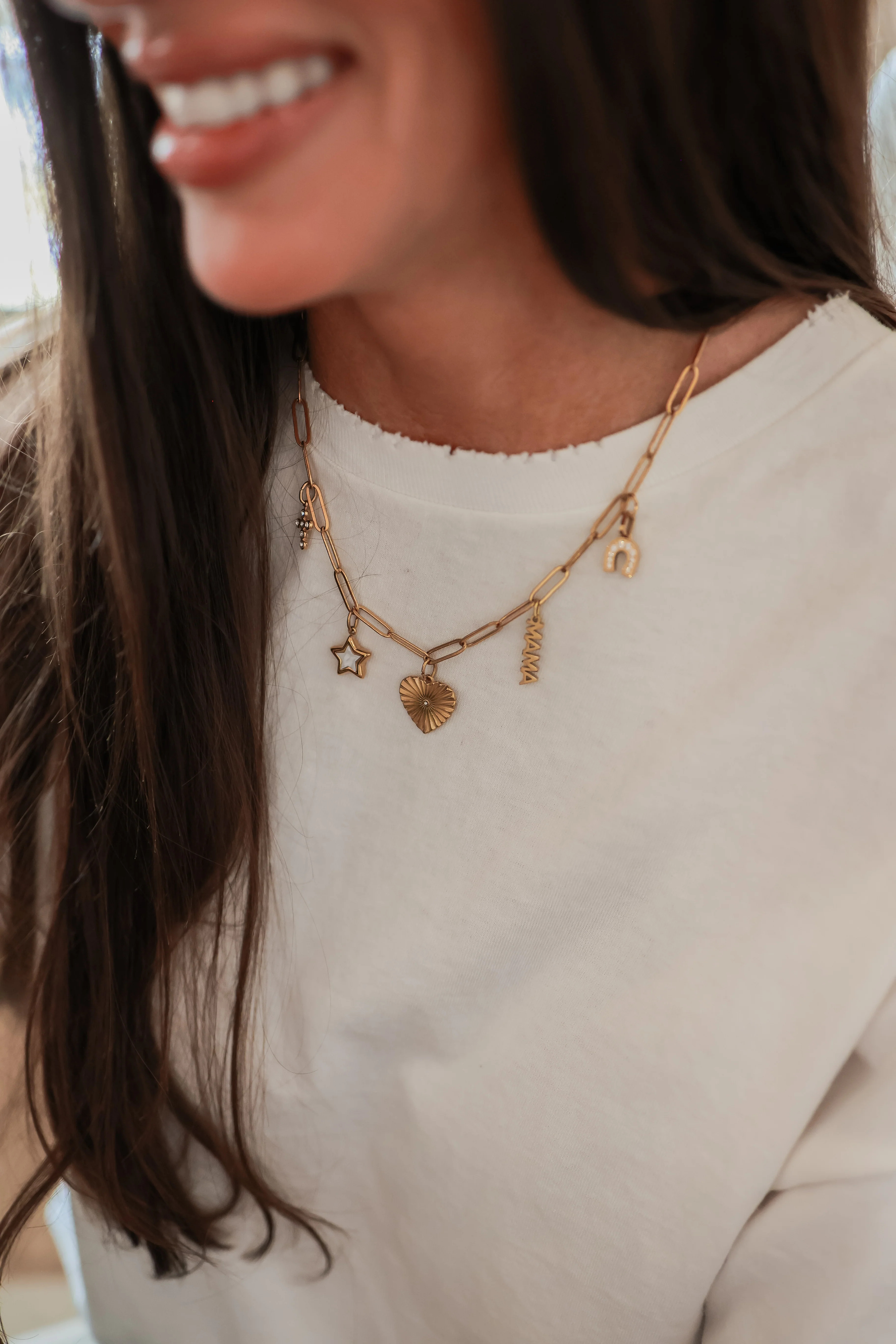 THE CHELSEA CHARM NECKLACE | MAMA | SHOP HARCO