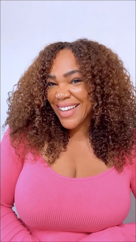 GRWM - Big Curls! I’ve learned that a little less product keeps the curls soft. And, that Apple Watch thinks I’m working out when I’m styling my hair! 😂 #bighairdontcare 

#LTKbeauty #LTKcurves