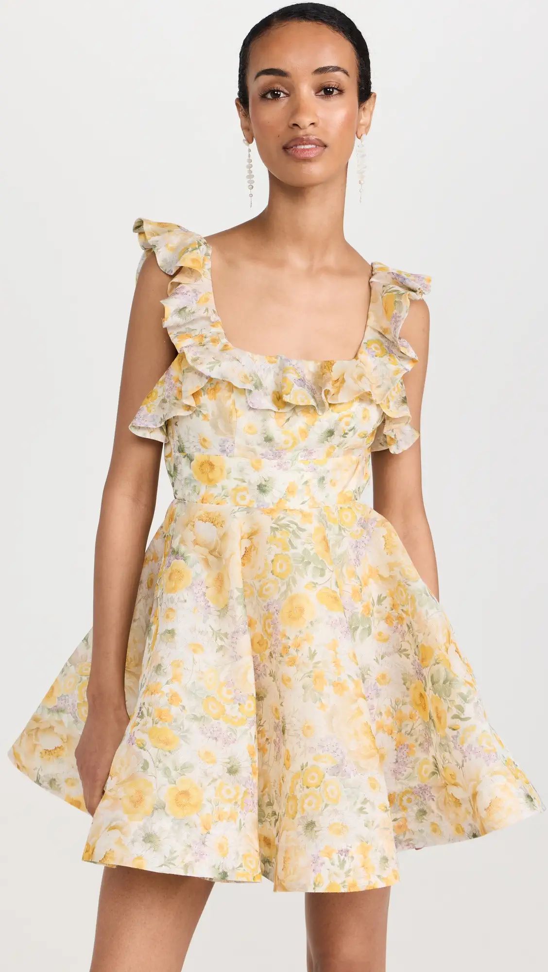Harmony Frilled Mini Dress | Shopbop