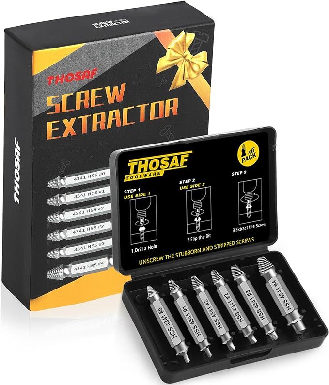 Gifts for Men,Damaged Screw Extractor Set -Christmas Gifts Stocking Stuffers for Men Him, Remover... | Amazon (US)