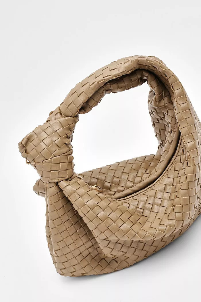 Woven Knot Handle Bag | Boohoo.com (UK & IE)