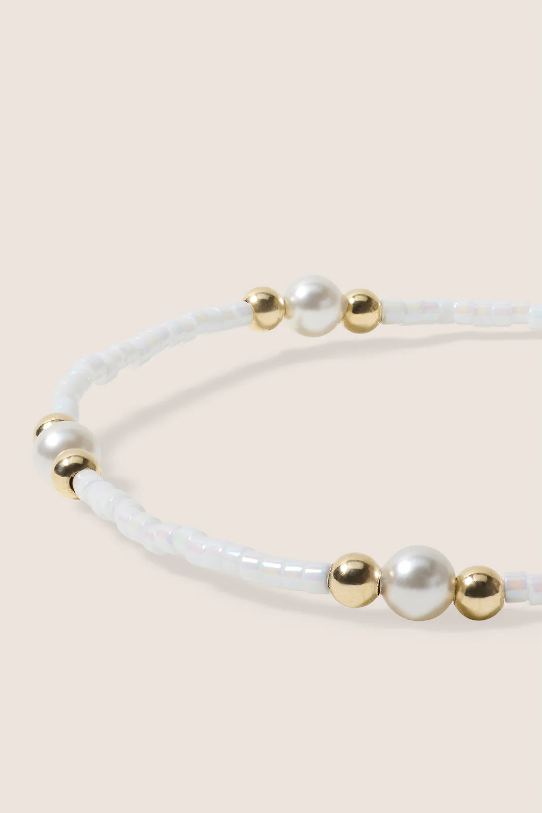 ENEWTON Women's Hope Purpose Pearl Bracelet, White | Evereve